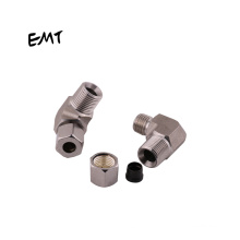 Good reputation Npt male metric thread bite type elbow compression connectors